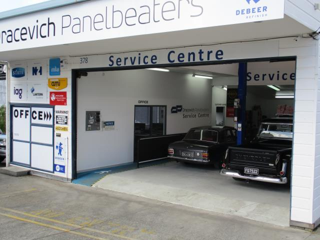 A.Dracevich Panelbeaters Ltd workshop exterior